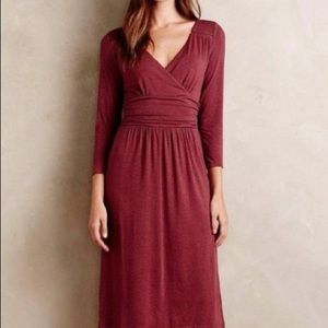 NWT Anthropologie Galena Midi Dress xxs petite